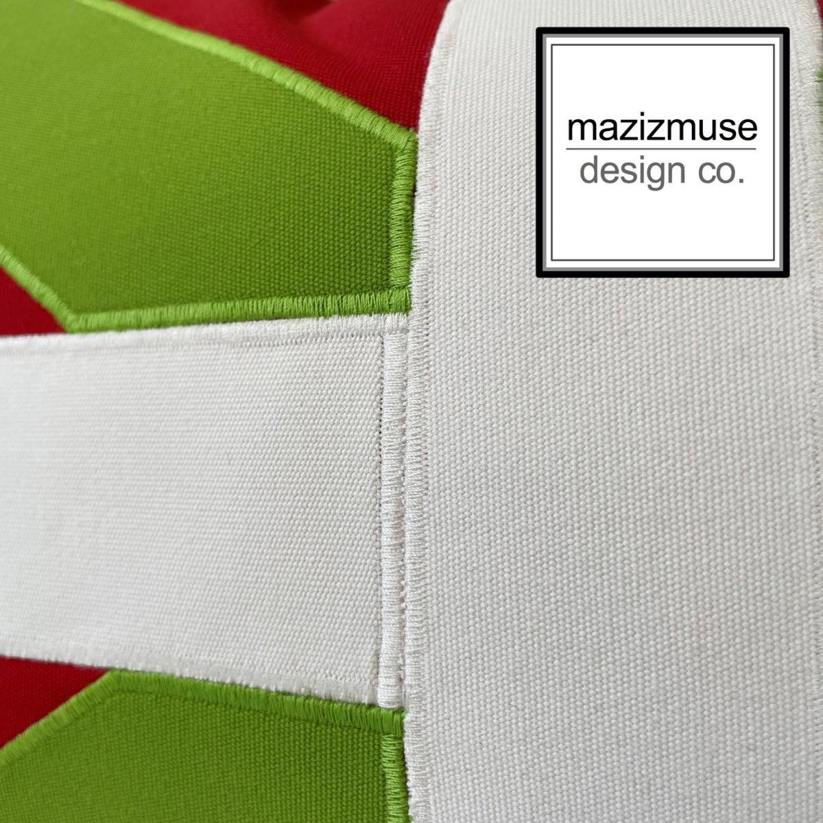 Basque Flag Pillow Cover, Ikurrina Sunbrella® Outdoor Cushion Cover