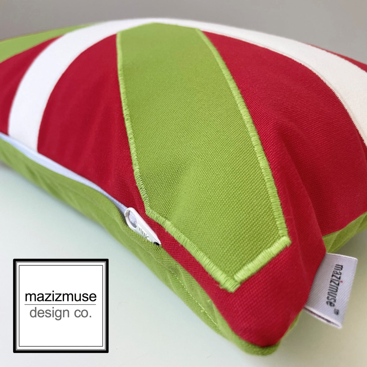 Basque Flag Pillow Cover, Ikurrina Sunbrella® Outdoor Cushion Cover
