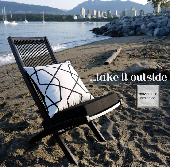 Taupe Sunbrella® Outdoor Pillow Cover, Solid Taupe Cushion Cover