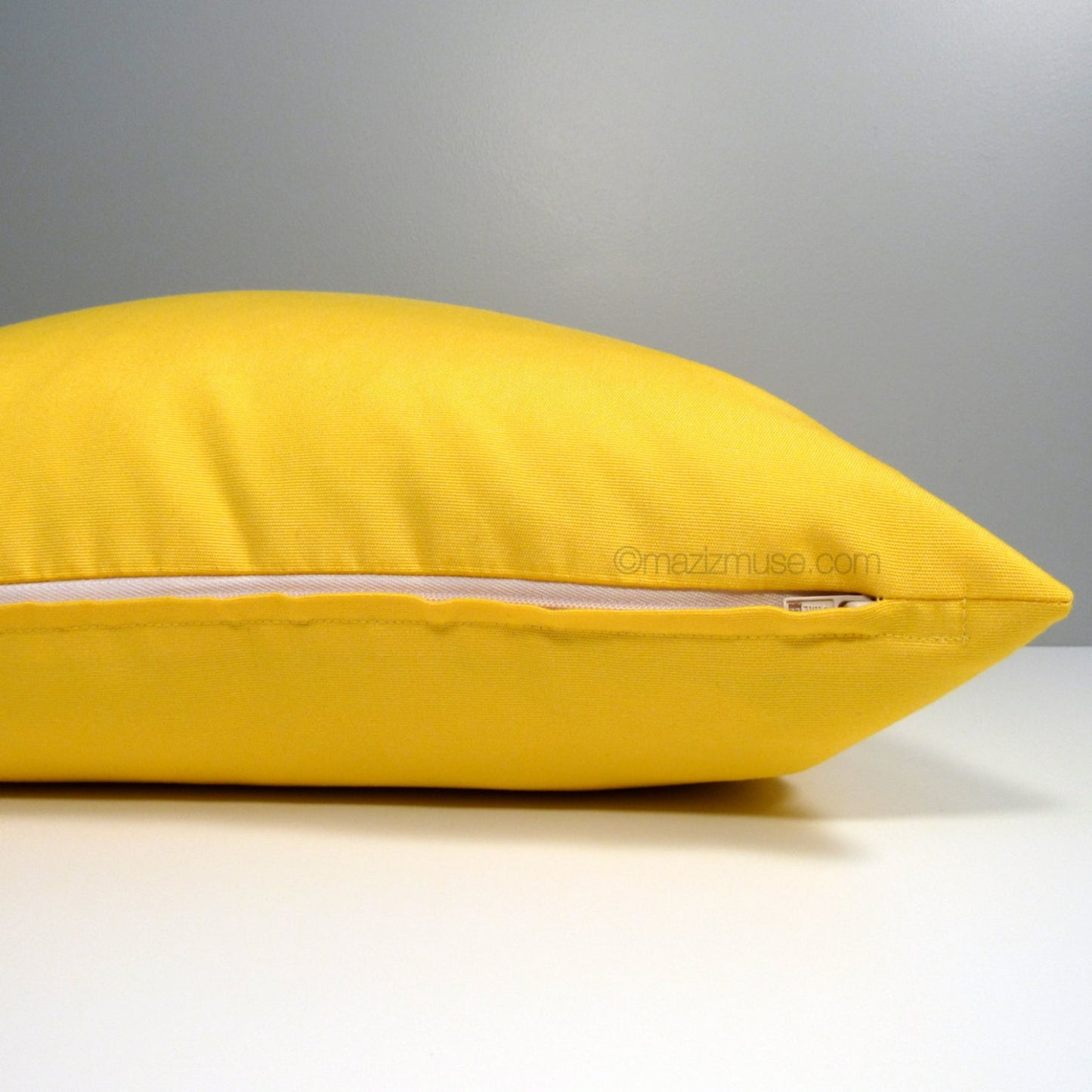 Sunflower Sunbrella® Cushion Cover, Modern Outdoor Pillow Cover