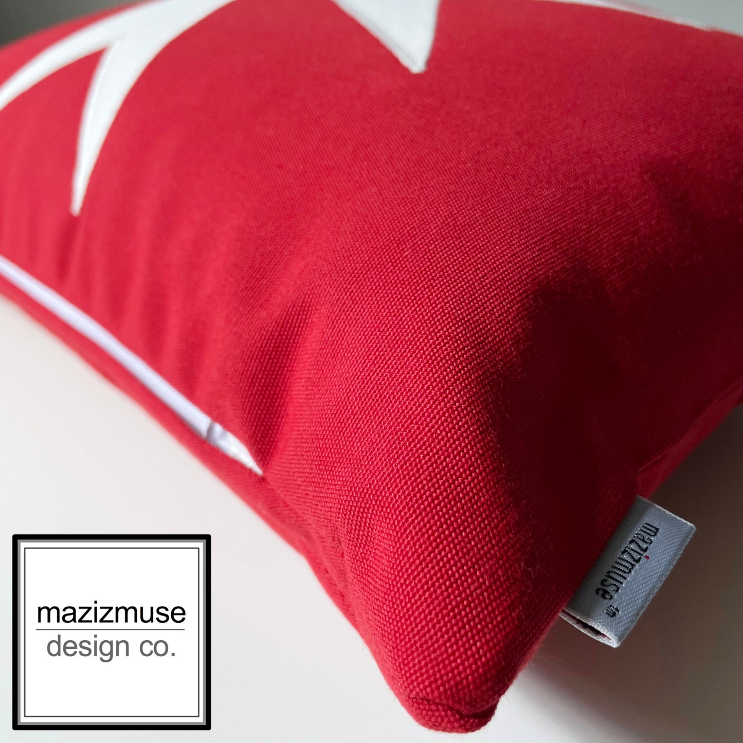 Maltese Flag Pillow Cover, Malta Civic Ensign Outdoor Sunbrella®Cushion Cover