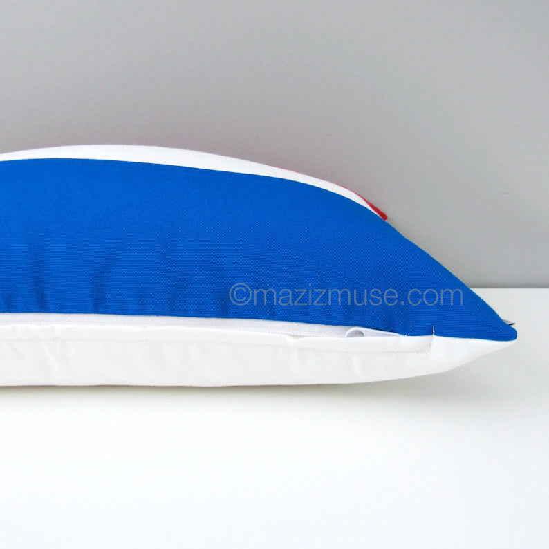 Decorative Netherlands Flag Pillow Cover, Holland Outdoor Sunbrella®Cushion Cover