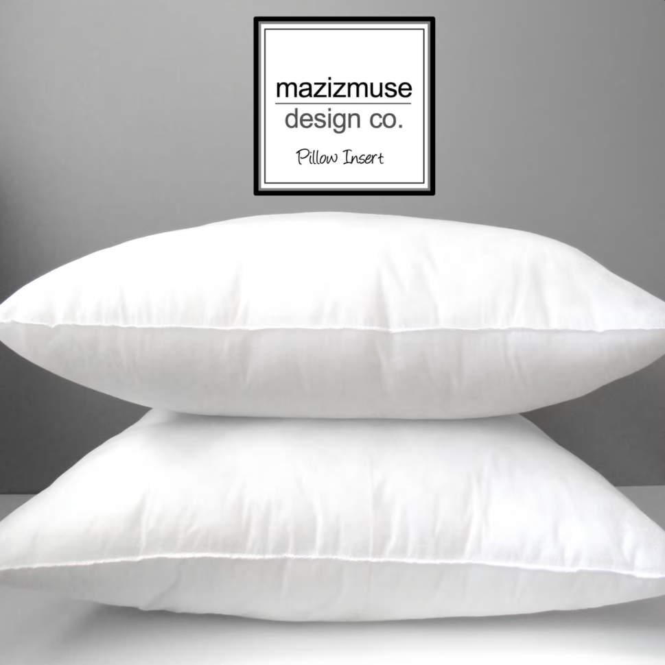 Synthetic Outdoor Pillow Insert, Hypoallergenic Down Alternative