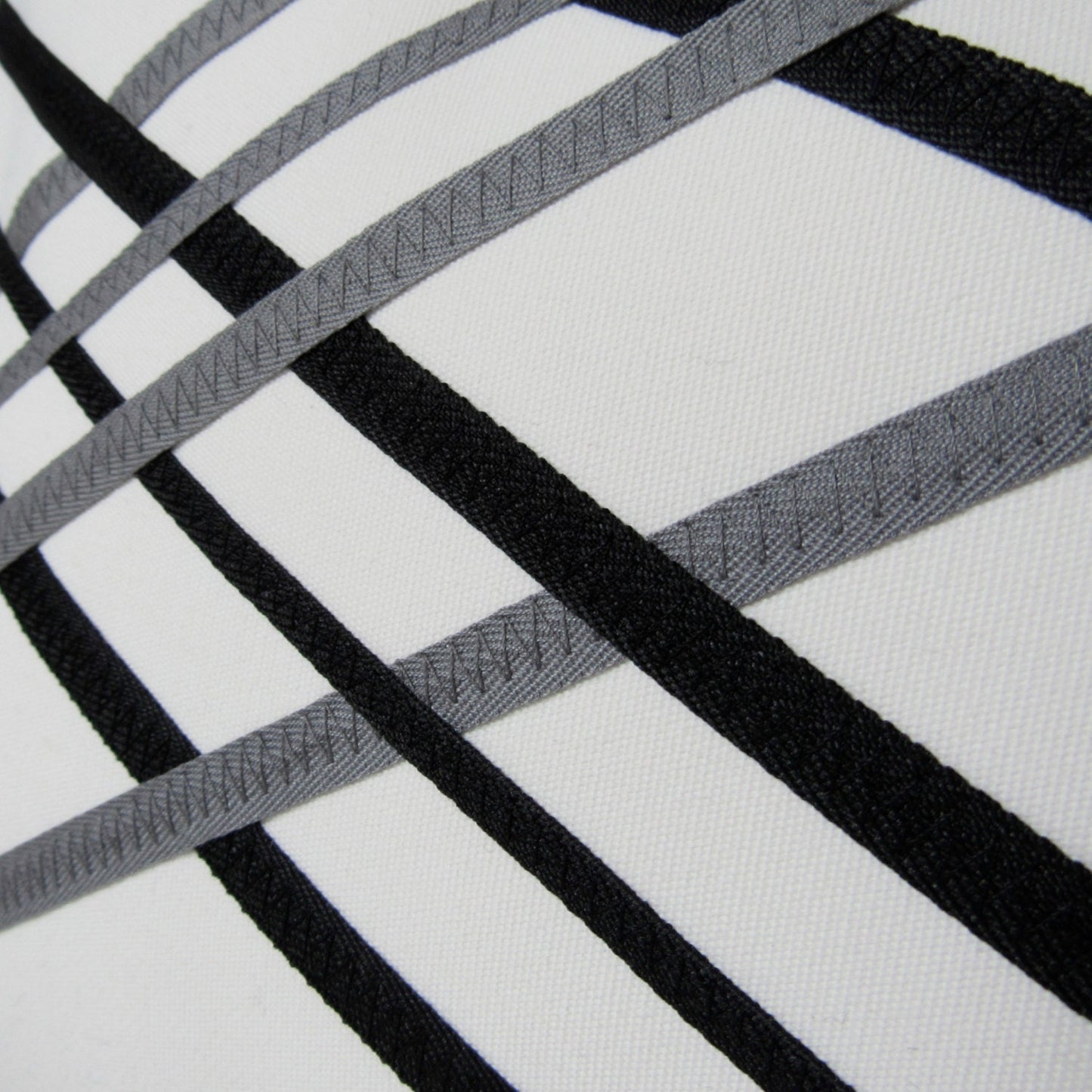 White & Black Sunbrella® Outdoor Pillow Cover, Decorative Cushion Cover
