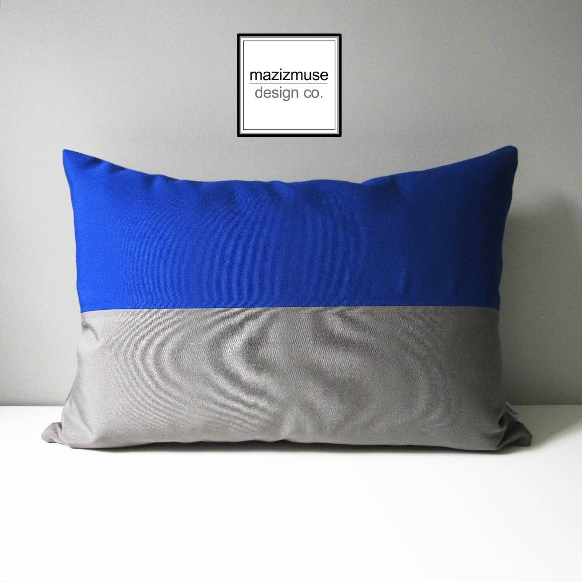 Modern Black & Yellow Outdoor Pillow Cover, Decorative Sunbrella Cushion Cover