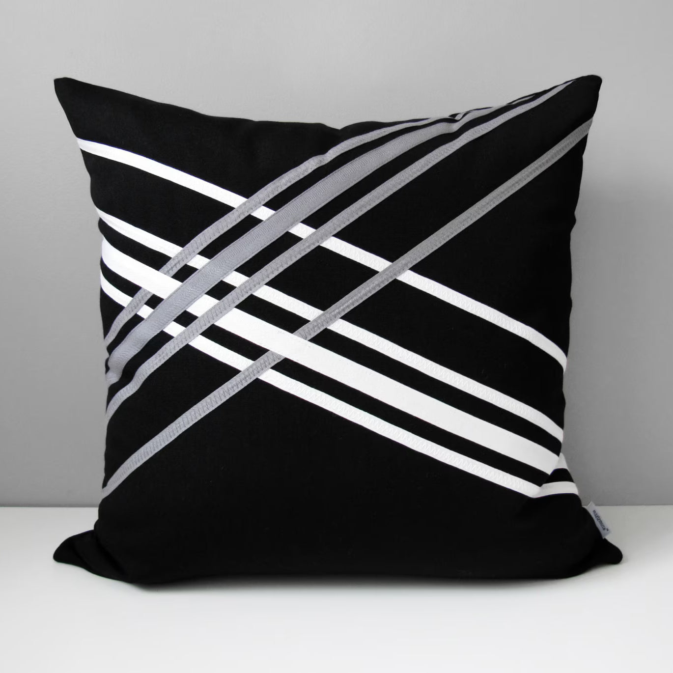 Linear Outdoor Pillow Cover, Decorative Sunbrella® Cushion Cover