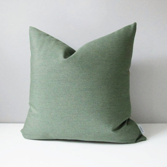 Fern Sunbrella® Outdoor Pillow Cover, Green Cushion Cover