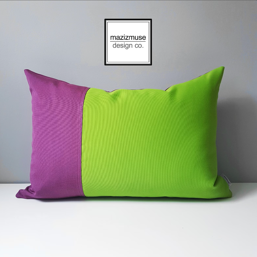 Modern Colorful Decorative Outdoor Pillow Cover, Modern Sunbrella Cushion Cover
