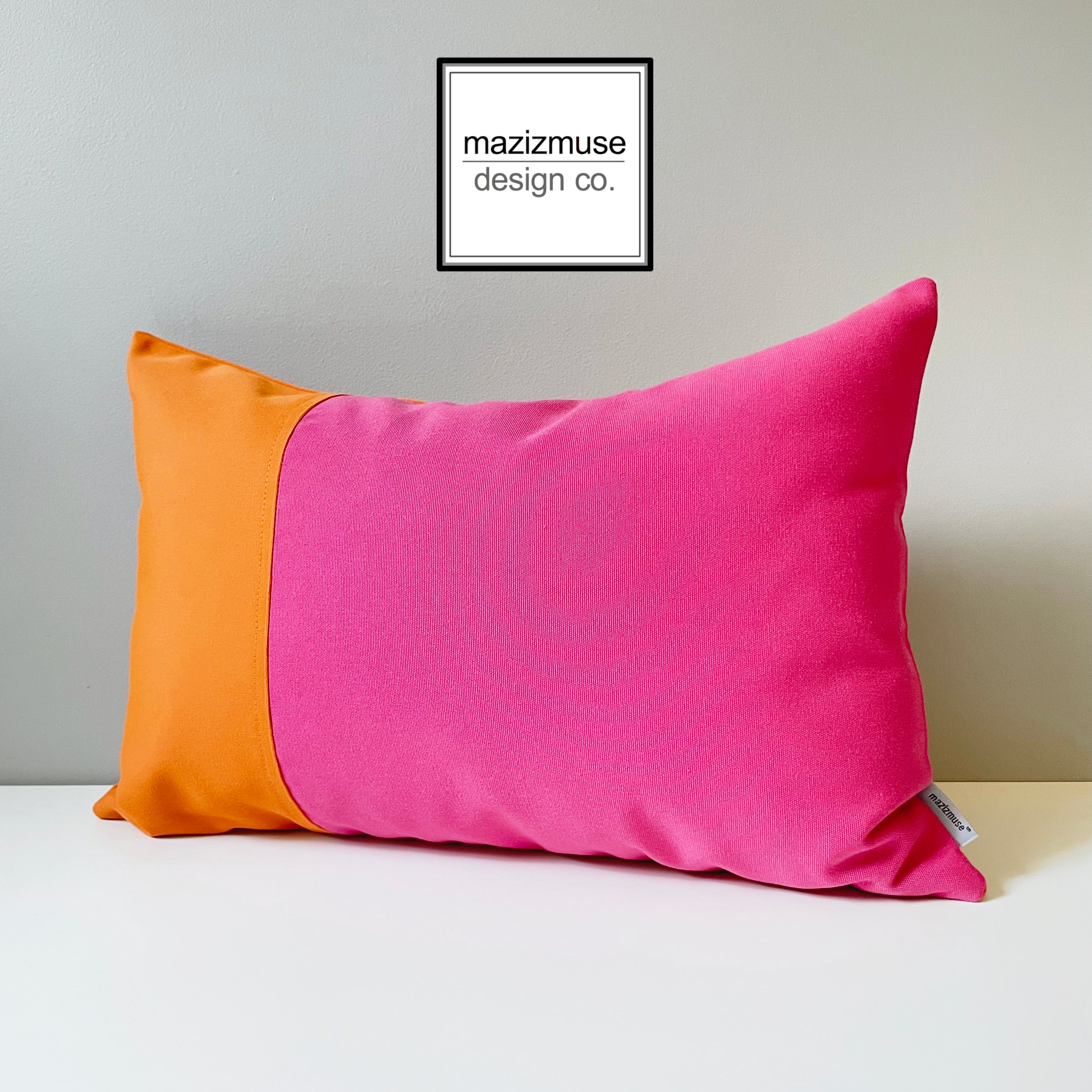 Bright pink outdoor pillows hot sale