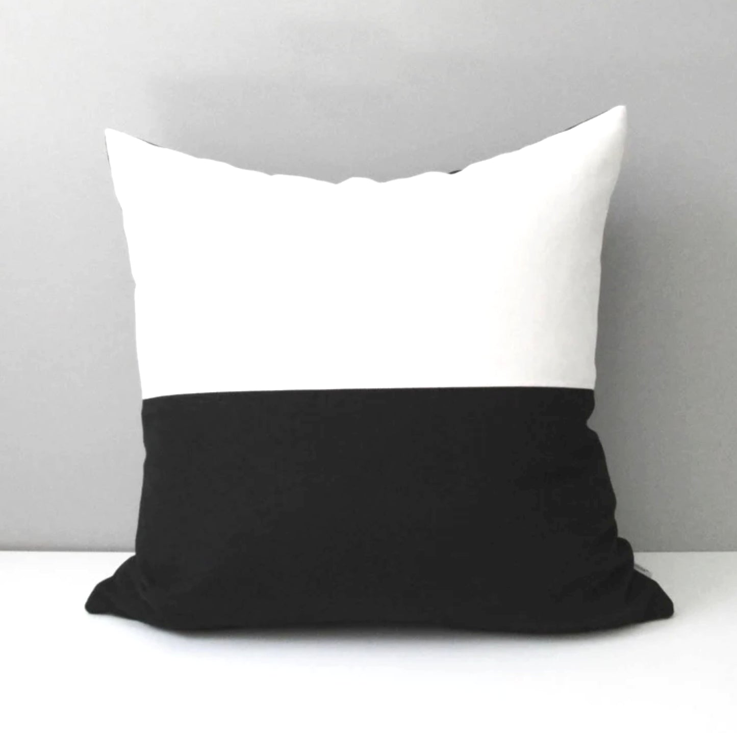 Black & White Sunbrella® Pillow Cover, Decorative Outdoor Cushion Cover
