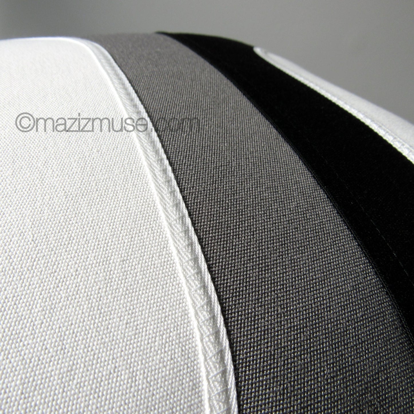 Black & Grey Outdoor Pillow Cover, Mid Century Modern Sunbrella Cushion Cover